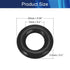 200Pcs Buna-N O-Ring Metric Nitrile Rubber Round Sealing O Ring Gasket for Electrical Appliance Mechanical Parts Plumbing Connection Faucet Repair Black Tone 0.39x0.19x0.09inch(ODxIDxW)