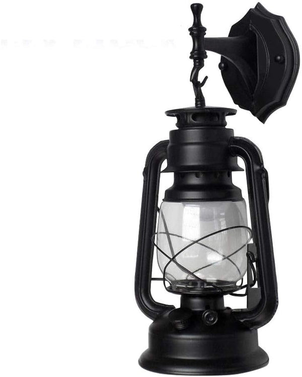 Futchoy FIKNEE Rustic Wall Lantern Light - Retro Antique Vintage Lamp -