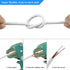 16 Gauge 2 Conductor Electrical Wire, 16.4FT White Stranded Low Voltage 16/2 Cable, 16 AWG Tinned Copper