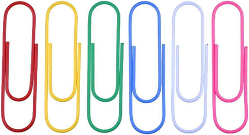 Drema 4-Inch Large Paper Clips, 30pcs Jumbo Vinyl Coated Paper Clips for Files