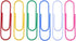 Drema 4-Inch Large Paper Clips, 30pcs Jumbo Vinyl Coated Paper Clips for Files