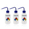 Distilled Water Narrow Mouth Wash Bottles, 3pcs of Vol.500ml, LDPE Material, WBD500-003