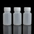 100Pcs 20ml PE Plastic Empty Small Mouth Graduated Lab Chemical Container, Sealing Liquid Medicine Bottles
