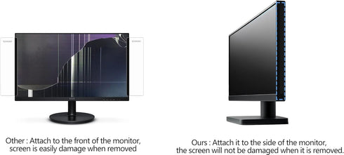 NovaViva Frameless Monitor Memo Board for No Edge Monitors,Office Desk Accessories Computer Monitor Sticky Note
