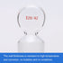 Glass Hollow Stopper Penny Head for 29/42 Outer Joint, Borosilicate Glass, Closed Bottom (5 Pcs)