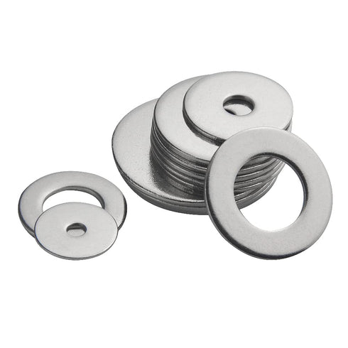 XINGYHENG 225pcs 7 Kinds 304 Stainless Steel Flat Washers Assortment Kit for Home Decoration & Repair