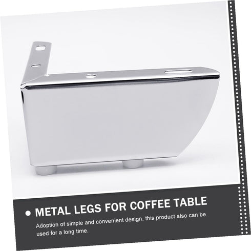 4pcs 5.5cm 1.2mm Homoyoyo Metal Furniture Support Feet Angled Sofa Legs Cabinet Table Replacement Chrome Plated Height