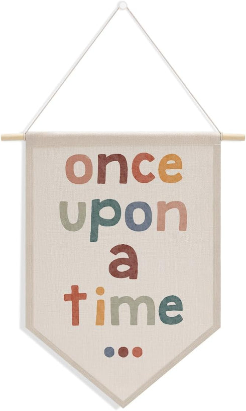 XFN Nursery Decor, Reading Banner, Reading Corner Decor, Wall Decor Wall Hanging Pennant