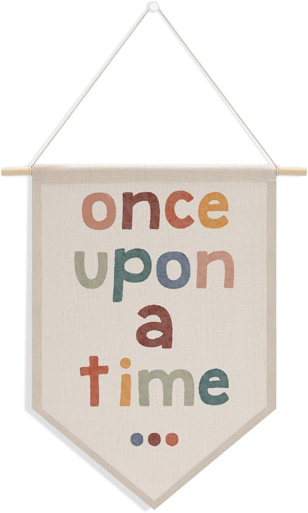 XFN Nursery Decor, Reading Banner, Reading Corner Decor, Wall Decor Wall Hanging Pennant