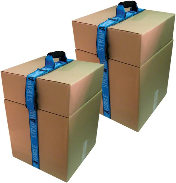 Adjustable Carry Strap with Handle | Strong and Secure for Lifting, Moving, Carrying Heavy Boxes, Groceries, Beach
