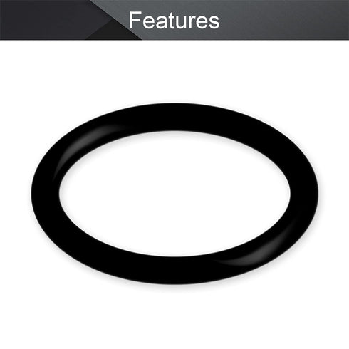 Othmro 10pcs Nitrile Rubber O-Rings, 5mm Wire Dia, 34mm OD for Oil or Air Sealing, Professional Plumbing, Black