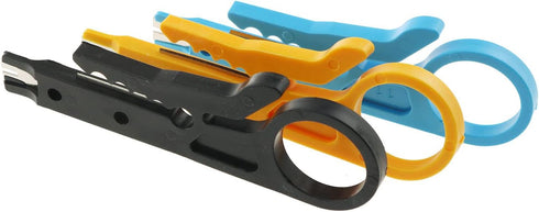 E-outstanding Mini Wire Stripper 3PCS Portable Crimping Tool for UTP STP Network Cable Cutting