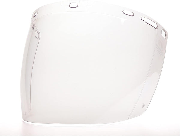Pyramex Safety Full Face Shield Eye & Face Protection (Headgear Not Included), Clear Tapered Polycarbonate - ANSI Z87+