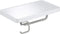 KIBI Deco Single Roll Toilet Paper Holder with Shelf for Bathroom, Wall