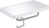 KIBI Deco Single Roll Toilet Paper Holder with Shelf for Bathroom, Wall