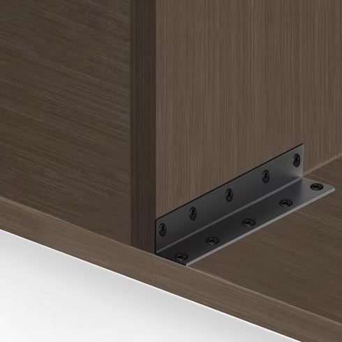 MINGFANITY 4PCS 8'' 1'' 2mm L Brackets, Corner Brace Angle Bracket, Superior Stainless Steel, x M, Thickness, Wood