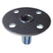 Broad Brimmed Top Hat Caster Socket for 7/16-inch Caster Stem, Set of Four (Piano)