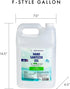 Displays2go (FG1GHSH) Gallon Hand Sanitizer Jug Dispenser with Pre-Printed Blue Graphic