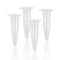 100 Pcs Centrifuge Tubes 1.5 ml Clear Plastic Test Tube Vials with Caps for Lab Small Sample Bottles
