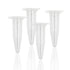 100 Pcs Centrifuge Tubes 1.5 ml Clear Plastic Test Tube Vials with Caps for Lab Small Sample Bottles