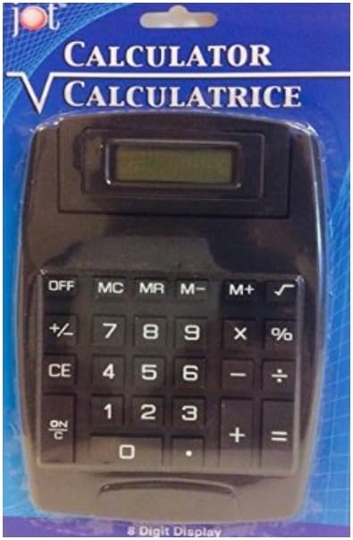 Jot Calculator with 8 Digit Display