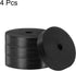 uxcell 4pcs Round Rubber Spacers 80mm OD x 12mm ID x 20mm Height Anti Vibration Bushing Grommets for Home Car