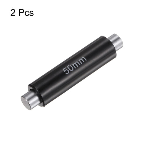 2pcs 50mm Standard Measuring Rod - Caliper Micrometer Calibration Block Rod Outside Micrometer Rod Bar