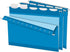 Pendaflex Ready-Tab Reinforced Hanging Folders, Letter Size, Blue, 5 Tab, 25/BX