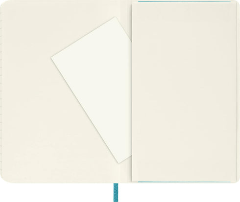 Moleskine Classic Notebook - Soft Cover, Pocket (3.5" x 5.5") Ruled/Lined, Reef Blue, 192 Pages