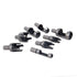 Utoolmart 8pcs Wood Plug Cutter Drills Bit Set - 1/4 3/8 1/2 5/8 for Woodworking, High Carbon Steel