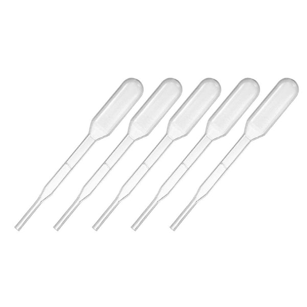 uxcell 20 Pcs Clear Plastic Disposable Pipettes, 0.2ml Liquid Dropper for Lab