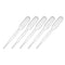 uxcell 20 Pcs Clear Plastic Disposable Pipettes, 0.2ml Liquid Dropper for Lab