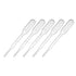 uxcell 20 Pcs Clear Plastic Disposable Pipettes, 0.2ml Liquid Dropper for Lab