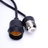 E26/E27 Light Socket Extender Cord, 6.6 FT Extension, Convert E26 to E26 Socket for Outdoor String Lights Use