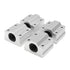 Linear Rail OD 8mm, 200mm 2PCS Optical Axis Linear Rail Shaft Rod with 4PCS Guide Support and 4PCS SC8UU Bearings