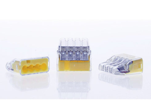 IDEAL Electrical 30-1031 in-Sure Push-in Wire Connector (75 Pack) - 2-Port x25, 3-Port x25, 4-Port x25