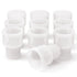 stonylab Silicone Stopper with Thread, 14# Natural Silicone Septum Stopper Fit for 14/20 Outer Joint Lab Glassware, Sleeve Type, Pack of 10