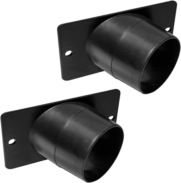 POWERTEC 70153-P2 Angled Dust Port, 4-Inch, 2 Pack