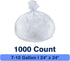7-10 24'' 24'', 1000 Count, Commercial Gallon Clear Trash Can Liners, x Wholesale High Density Garbage Bags for Office