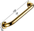 ALDEPO 32Cm) Grab Bars Golden Handrail, Brass Safety for Bathtub, Support Rails for Bathroom, Shower Wall-Mounted Grip