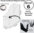 Evelots Magazine File Holder, Set of 6 Black, Office Desk Organizer, Sturdy Cardboard, Easy Assemble