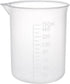 uxcell 5pcs Measuring Cup Labs PP Graduated Beakers, 150ml