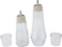 150ml 260ml Dioche Glass Mouthwash Dispenser Elegant Refillable Multifunctional Mouthwash Container with Spout