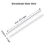 15 Pack Glass Stirring Rods: Diameter 6mm Length 6 inch Glass Stir Sticks, Borosilicate Glass Stirring Rod for Mixing Lab