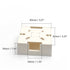 Fielect 86 Type Wall Switch Box Deep Case Recessed Mount Backbox Protection Cover Waterproof Dustproof PVC Wall Switch socket Box 3.35" 3.35" 1.57" Single Gang White 1pc