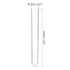 PATIKIL 8ml Plastic Test Tubes, 100Pcs 100x13mm Tubes for Scientific Experiments Party Decoration Candy Bead Storage Bath Salt Lab Use, Clear