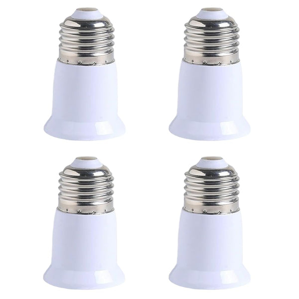 E26 Socket Extender, 6.5CM/2.56 Inch E26 to E26 Lamp Socket Extension Adapter, 4 Pack Lamp Holder
