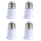 E26 Socket Extender, 6.5CM/2.56 Inch E26 to E26 Lamp Socket Extension Adapter, 4 Pack Lamp Holder