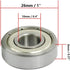 6000Z Double Shielded Ball Bearings – Small Bearings 26mm x 10mm x 8mm, 10pcs
