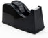 Desktop Tape Dispenser Adhesive Roll Holder with Weighted Nonskid Base (Fits 1" & 3" Core) Black